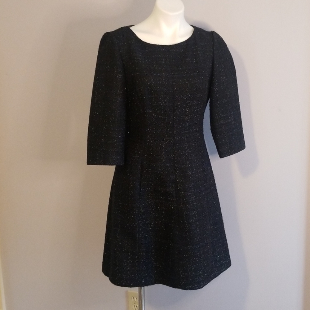 Long Sleeved Black Vince Camuto Dress Size 10